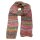 Strickschal ca. 180 x 30 cm multicolor