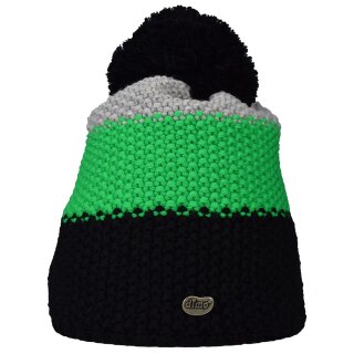 Damen- und Herrenmütze, Strickpompon