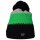 Damen- und Herrenmütze, Strickpompon