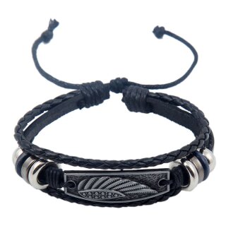 Lederarmband mit Motiv
