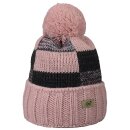 Strickmütze mit Umschlag, Strickpompon