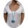 Modekette Herz blau