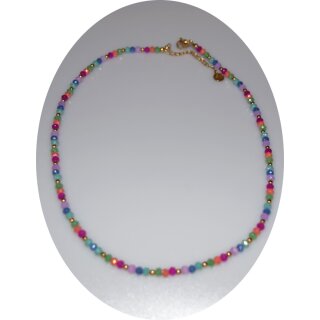 Edelstahl Kette multicolor