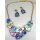 Schmuckset blau-multi