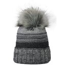 Damenmütze mit Umschlag, Felloptik