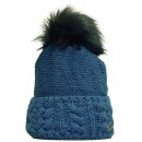 Damenmütze mit Umschlag, Felloptik