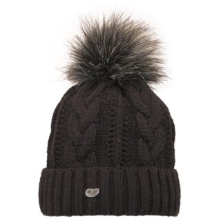 Damenmütze Zopfmuster