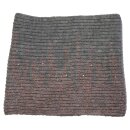 Strickschlauch zweifarbig mit Pailletten ca. 30x30cm