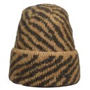 Damenmütze mit Umschlag "Zebra"