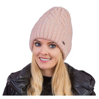 Damenmütze mit Umschlag