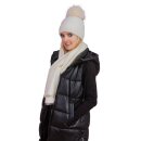 Damenmütze mit Umschlag, Felloptik