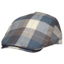 Flat Cap, kariert - blau