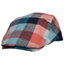 Flat Cap, kariert - rot