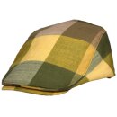 Flat Cap, kariert - oliv