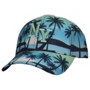 Basecap "NY" - Palmen, blau