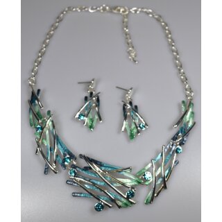 Schmuckset blau-grün
