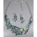 Schmuckset blau-grün