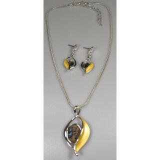 Schmuckset gelb