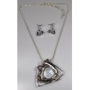 Schmuckset grau anthrazit