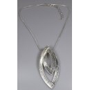Collier silber teilmatt