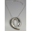 Collier silber teilmattiert