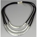 Collier silber-grau mattiert