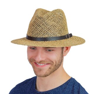 Sommerhut beige - Stroh