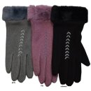 Damen-Fingerhandschuh gefüttert