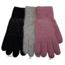 Damen-Fingerhandschuh Steine