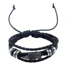 Lederarmband Eule