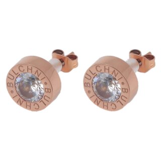 Edelstahl Ohrstecker rose