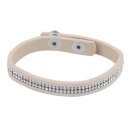 Fashionarmband Steinchen, beige