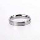 Edelstahl Ring teilmattiert