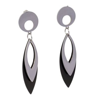 Edelstahl Ohrringe 2 - farbig