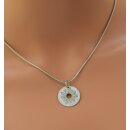 Edelstahl Kette Platte silber