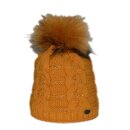 Damenmütze mit Pailletten, Felloptik