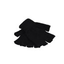 Herren-Halbfingerhandschuh schwarz