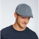 Flat Cap (Schiebermütze) in Mesh-optik, schwarz