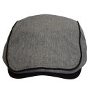 Flat Cap (Schiebermütze) in strukturierten Stoffdesign, grau