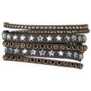 Fashionarmband Sternchen, grau