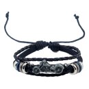 Lederarmband mit Motiv