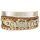 Motivarmband gold mit Peace